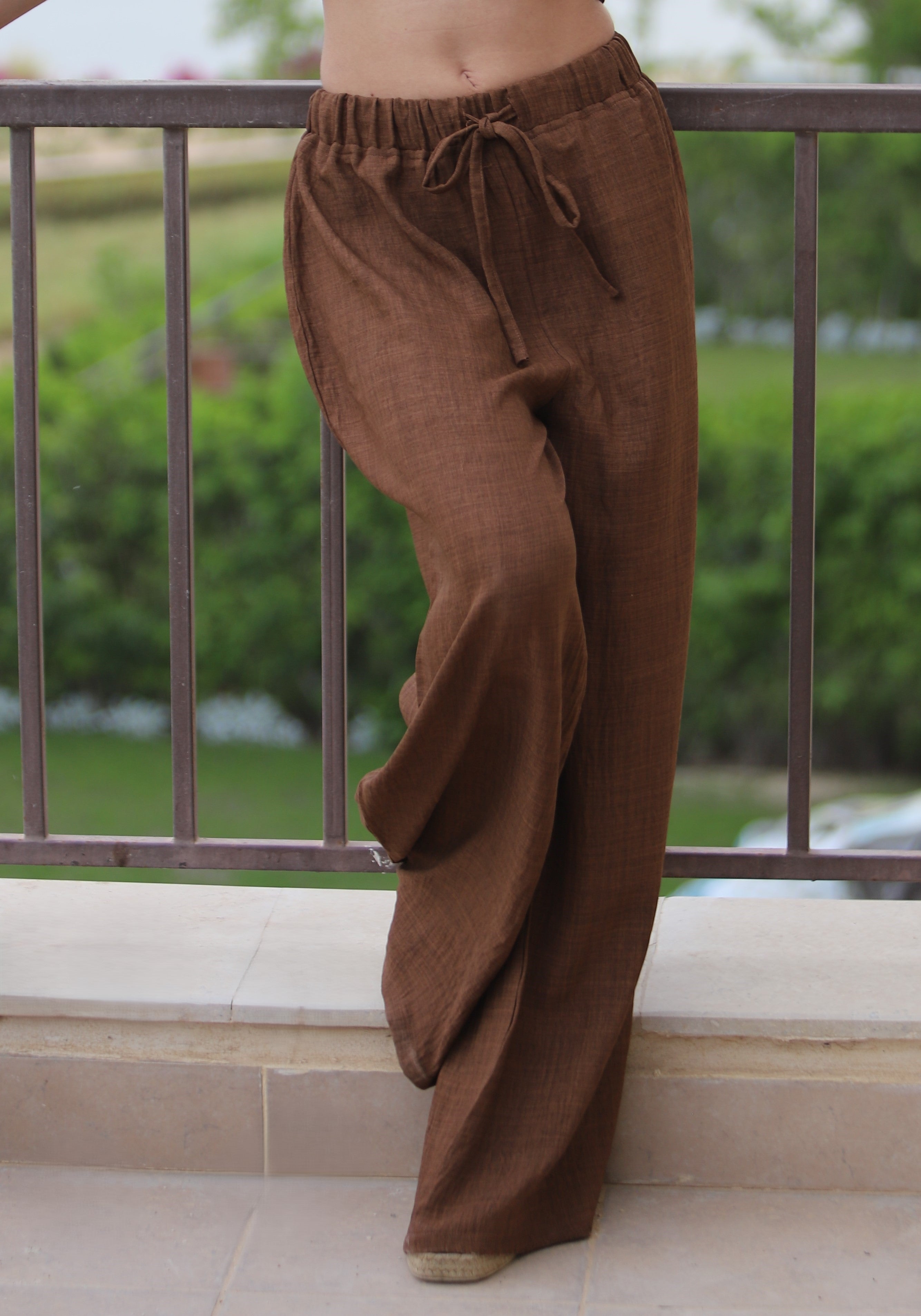 Oversize Linen Pants