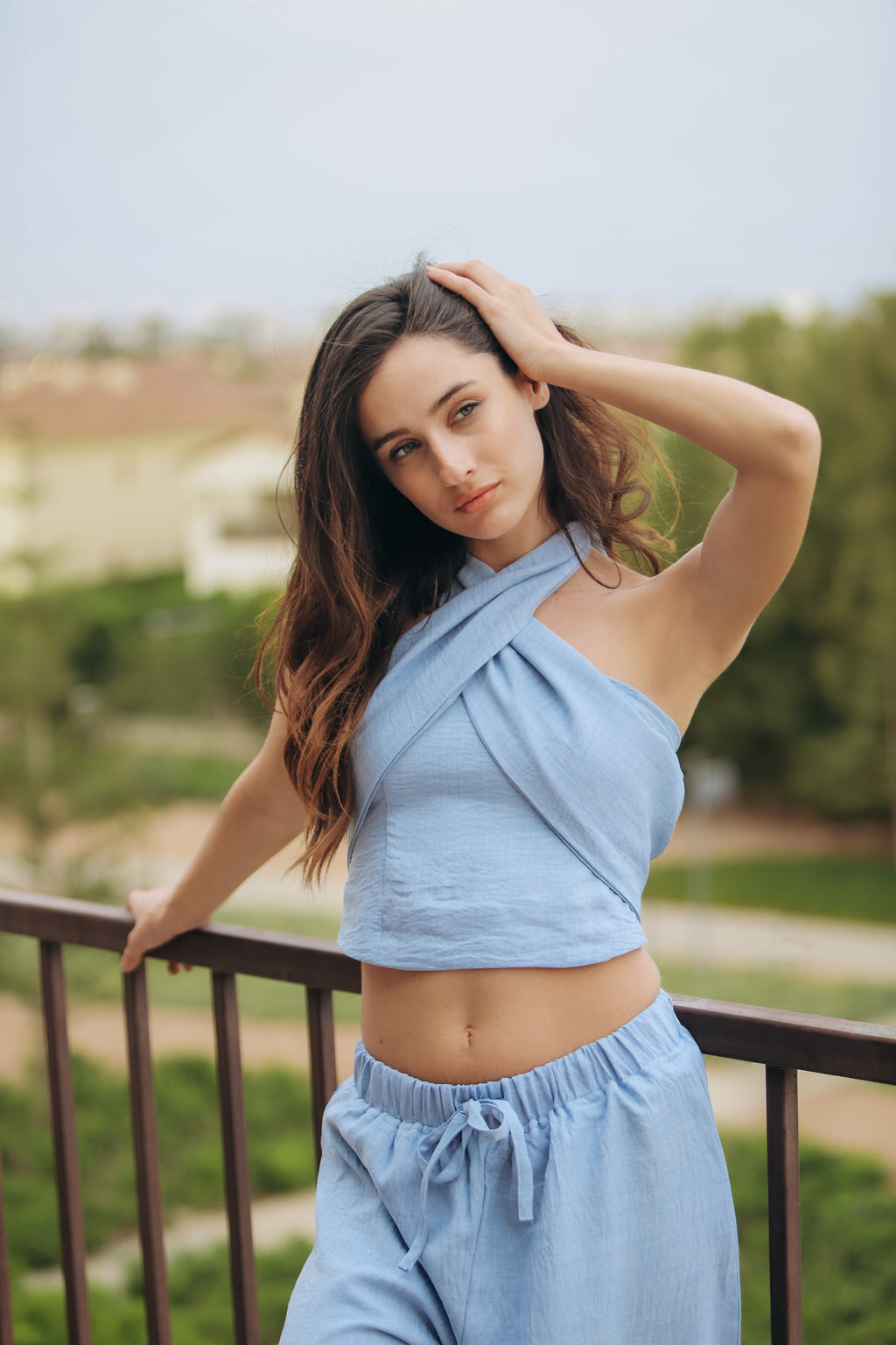 Multi_way linen top
