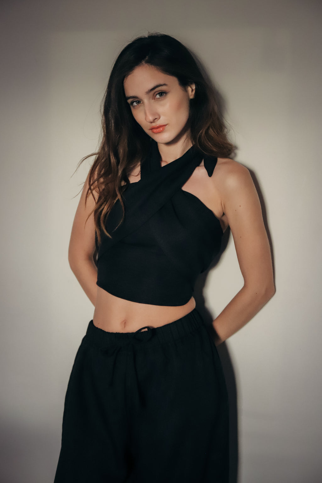Multi_way linen top