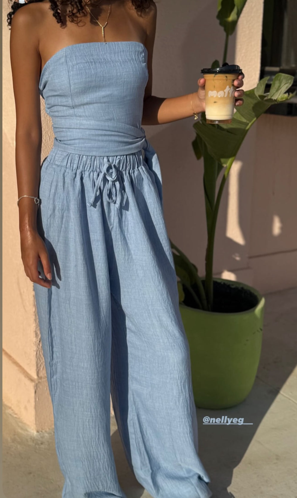 Oversize Linen Pants