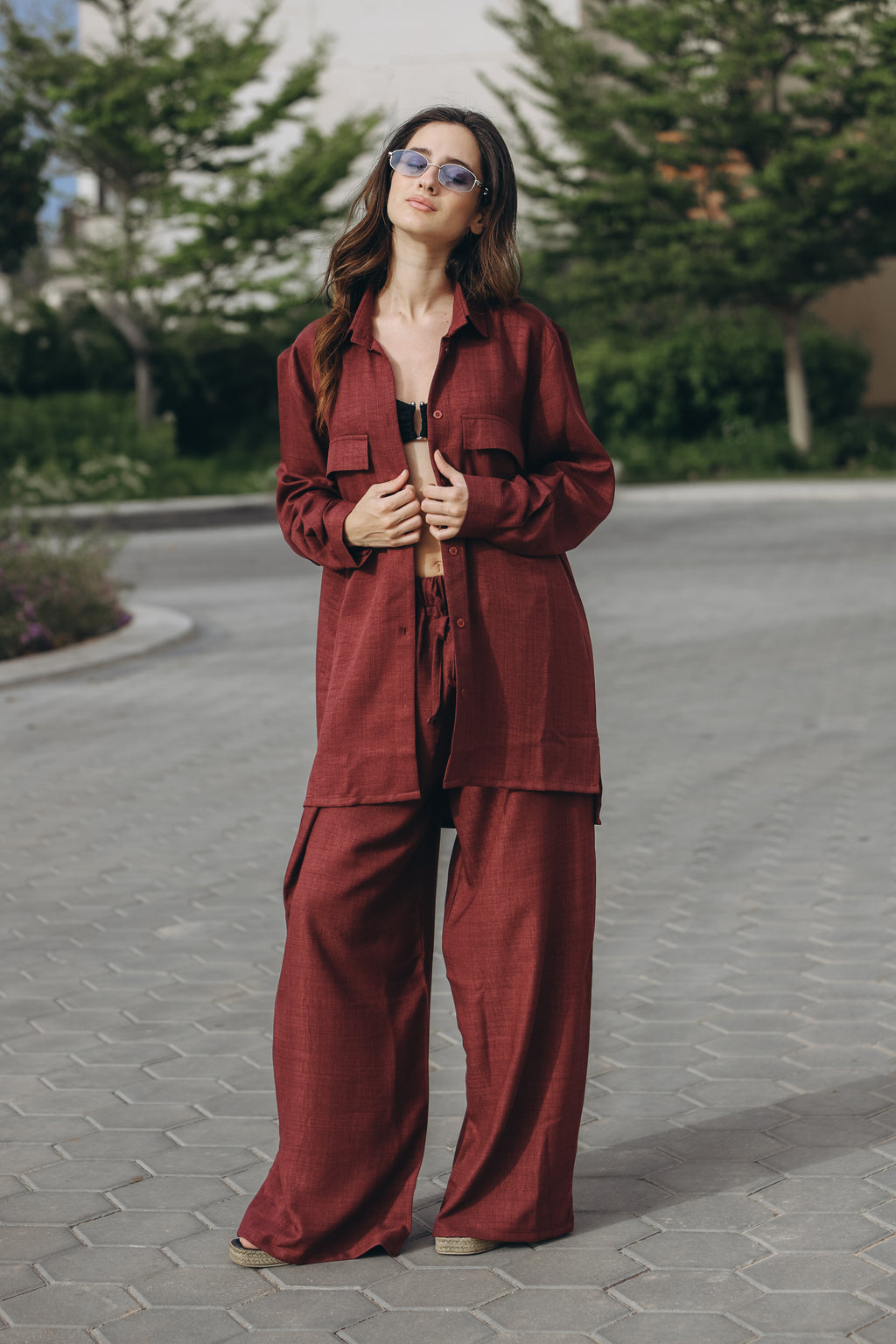 Oversize Linen Pants